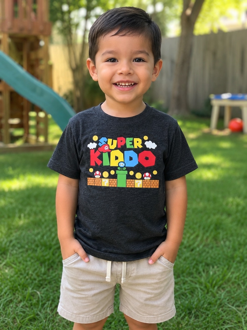 Kids' Mario Bros Super Kiddo Graphic Tee